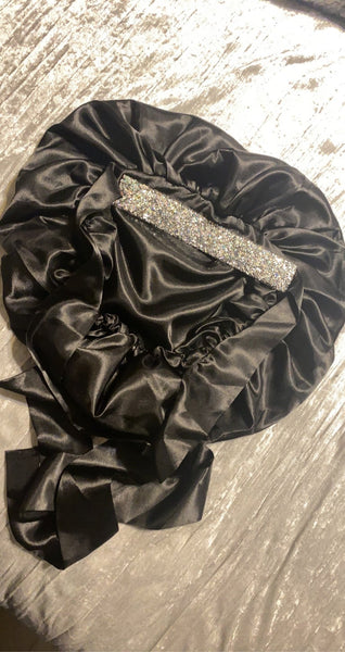 Bling Satin Bonnet