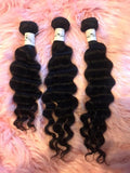 Loose Deepwave 13x4 TRANSPARENT LACE FRONTAL
