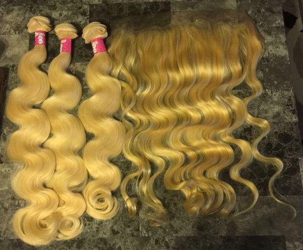 Blonde 13x4 Transparent Frontal