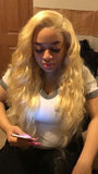 Blonde 13x4 Transparent Frontal